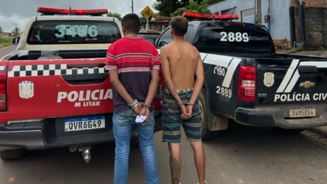 Dois são levados em cana por tráfico de drogas em São Geraldo