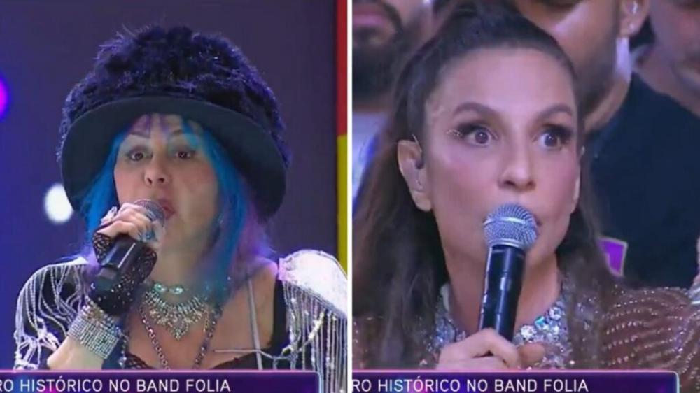 Baby do Brasil prega sobre ‘apocalipse’ em bloco de Carnaval e leva cortada de Ivete Sangalo