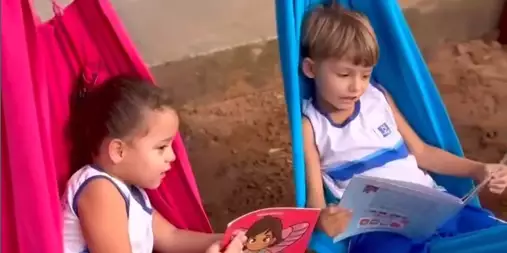 Creche conquista a web ao utilizar redes para incentivar a leitura em crianças; confira