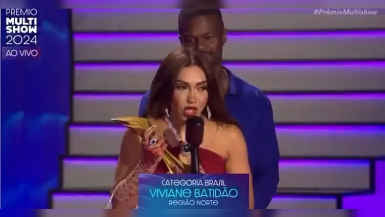 Viviane Batidão vence premiação no Multishow 2024