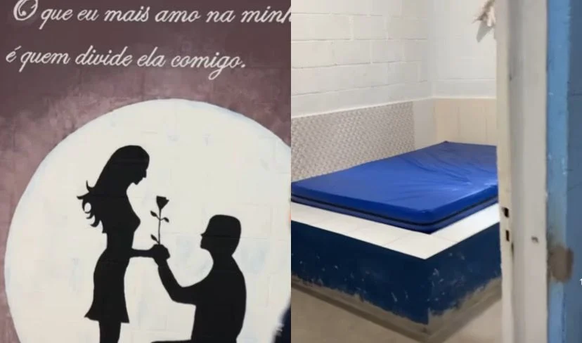 Agente mostra suíte para visita íntima na prisão: 'podem ficar 12 horas'