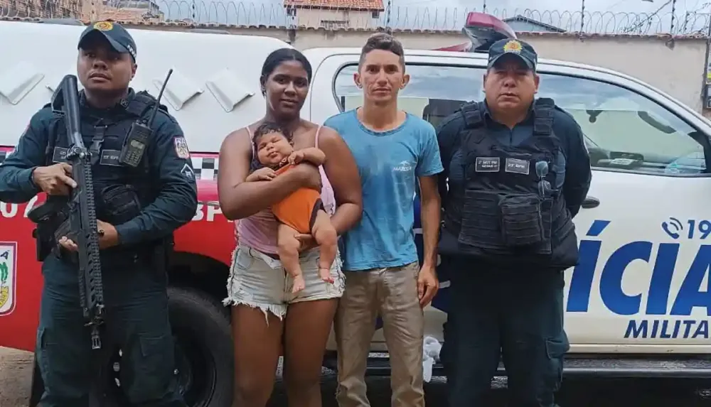 Policiais militares salvam bebê engasgado em Parauapebas