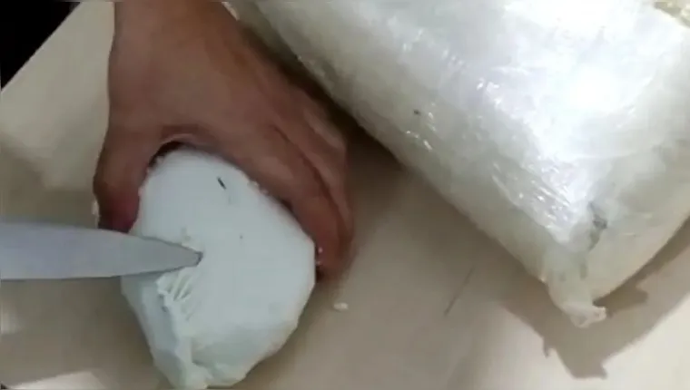 Polícia encontra cocaína escondida em queijo no Pará
