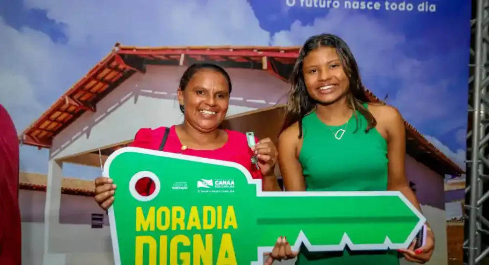 Centena de famílias recebe casa própria em Canaã dos Carajás