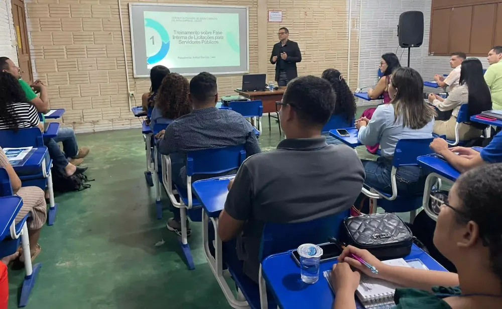 Serviço autônomo de água e esgoto de Parauapebas inicia treinamento sobre licitação para servidores públicos