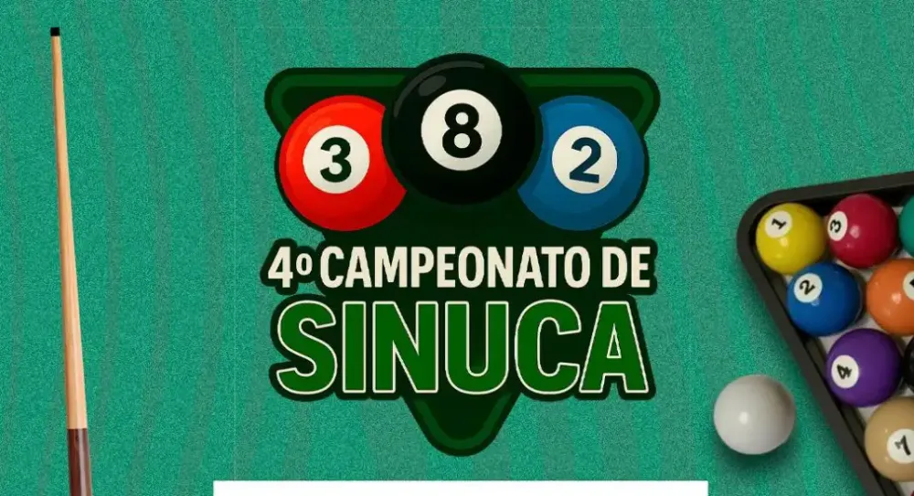 4º Campeonato de Sinuca promete movimentar a Praça de Alimentação neste sábado (31) em Canaã dos Carajás