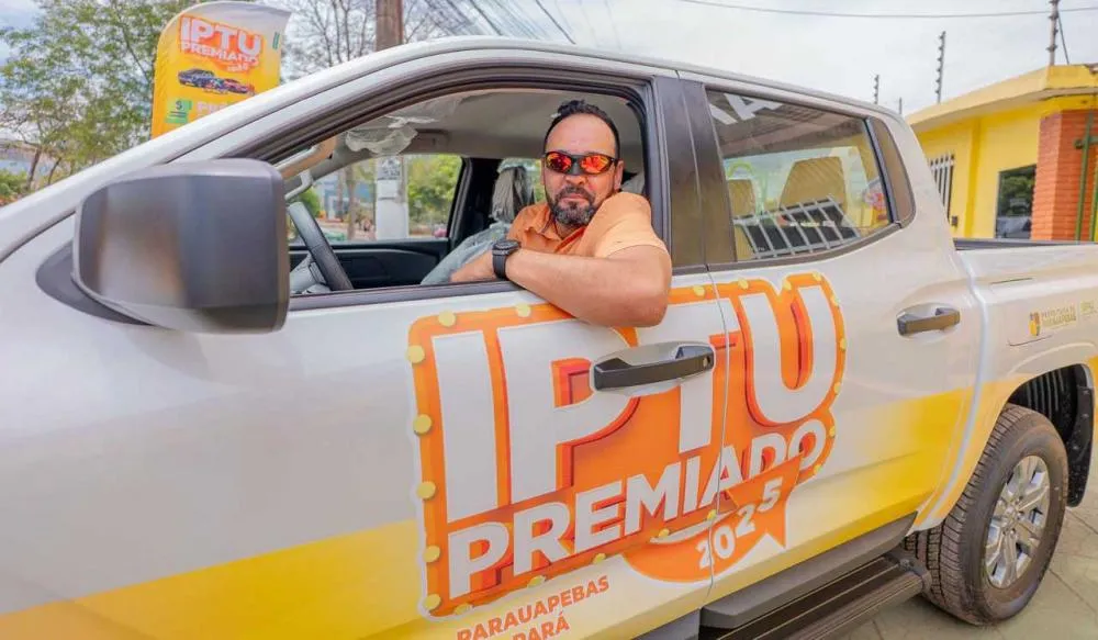 IPTU Premiado 2025: Prefeito Aurélio Goiano realizará o primeiro sorteio da história com premiação de caminhonete, carro e motos