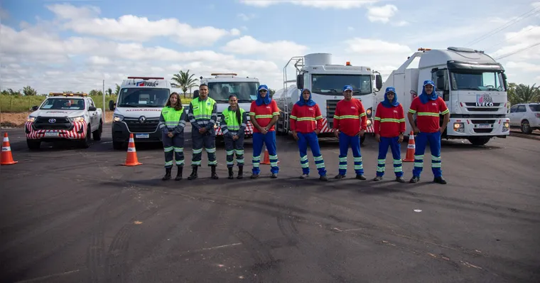 Colaboradores diretos e indiretos que atuam nas Bases de Serviços Operacionais | Foto: Rota do Pará