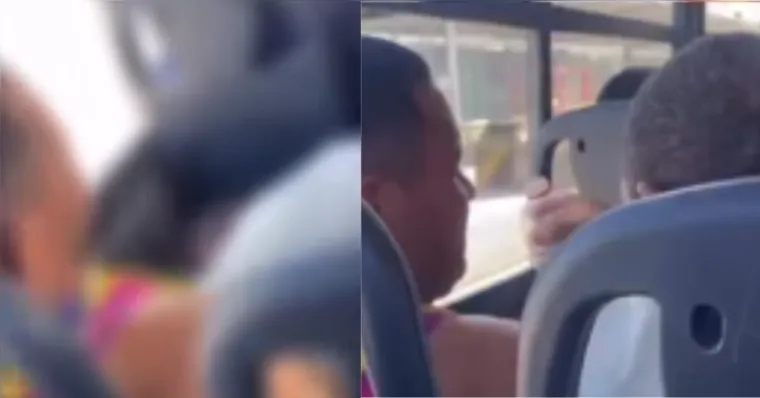 Dois homens são flagrados em ato obsceno dentro de ônibus, em Belém