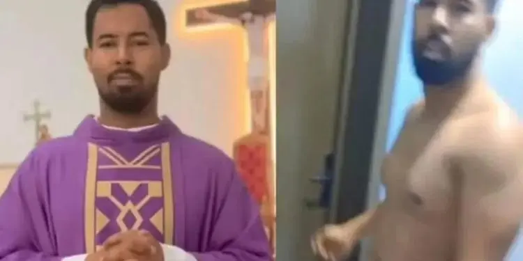 Padre flagrado com noiva de fiel revela pedido da mulher e dispara: 'ela gritou'