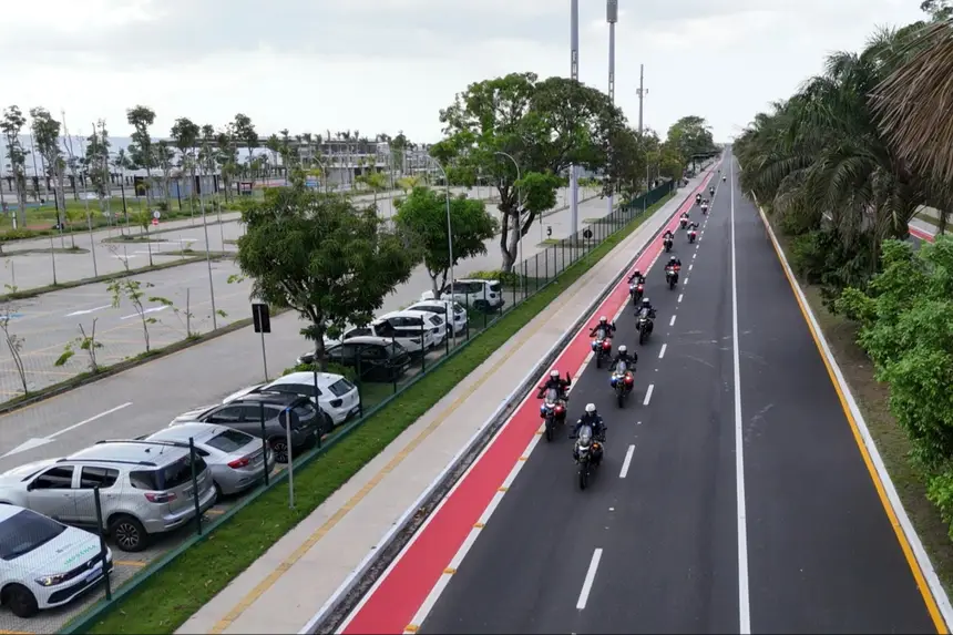 Órgãos de segurança realizam simulação de escolta de autoridades para Cúpula dos Líderes, em Belém