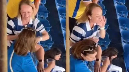 Torcedora que xingou remistas vira alvo do Ministério Público