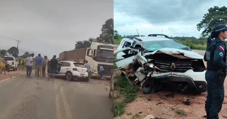 Acidente na BR-155 mata três pessoas no sul do Pará