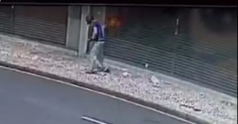 Homem em situação de rua em chamas | Divulgação/ABS Motos