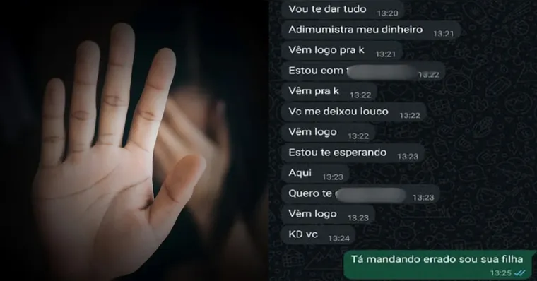 Jovem descobre que foi estuprada pelo próprio pai após mensagens