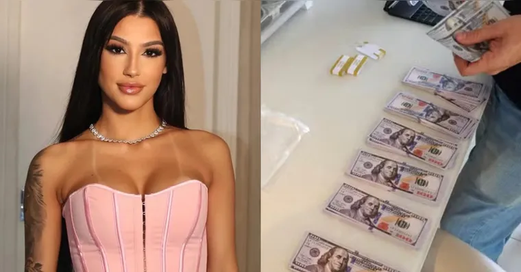 PC apreende US$ 40 mil falsos na casa de influencer Bia Miranda