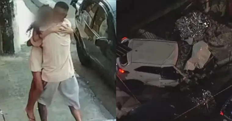 Vídeo mostra pai abraçando filha após atropelamento fatal em SP