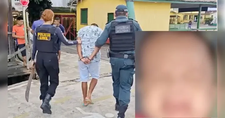 Pai é preso após morte de bebê de 6 meses por terçado no Pará