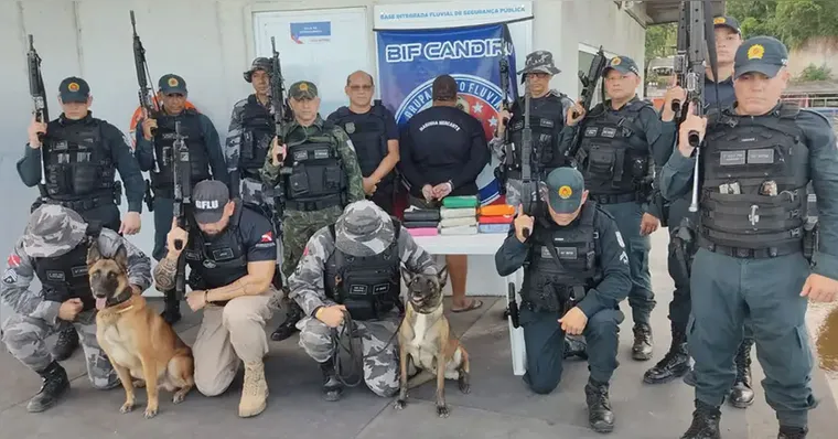 Segup apreende drogas escondidas em embarcação no rio Amazonas