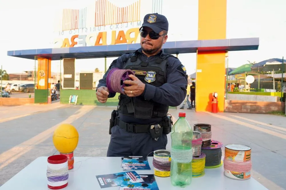 Guarda de Parauapebas apreende 49 rolos de linhas cortantes