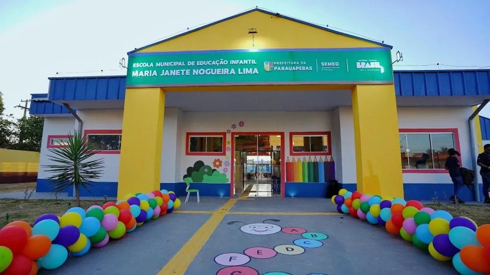 Nova escola de educação infantil é entregue e amplia acesso ao ensino em Parauapebas