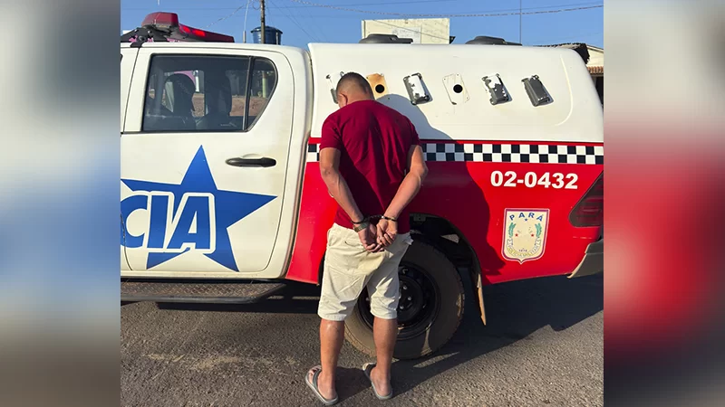O homem foi preso após a PF de Roraima alertar a PM de Brejo Grande/ Foto: Divulgação