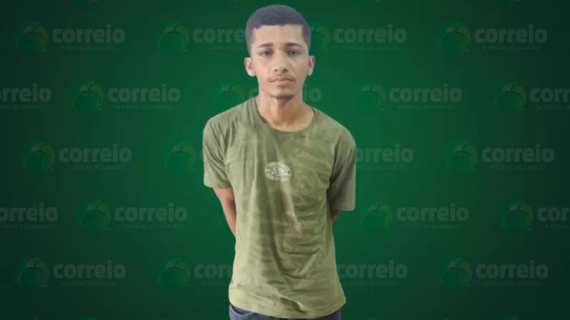 Jonas empurrava uma Honda Biz furtada quando foi abordado/ Fotos: Divulgação/PM