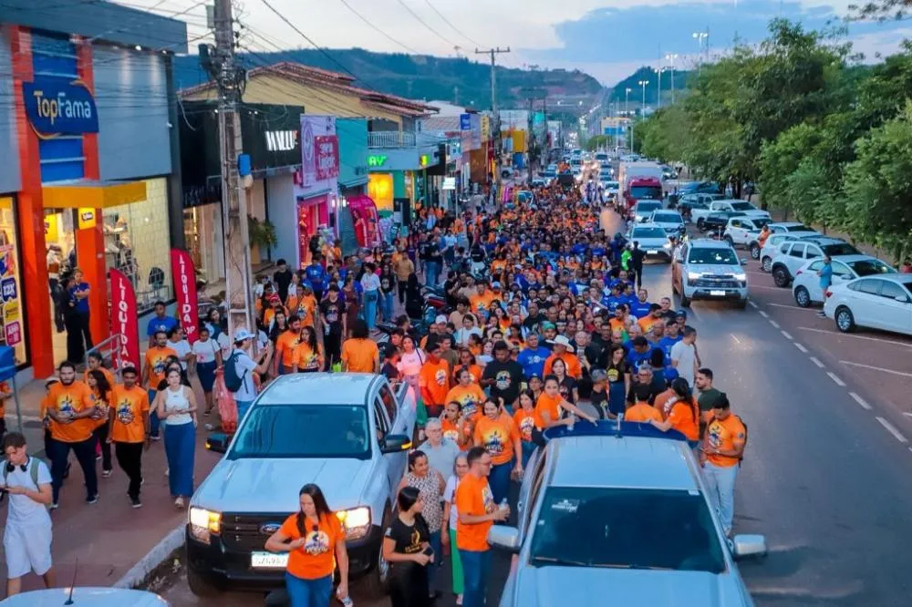 Marcha para Jesus reúne multidão e encerra festival em Canaã dos Carajás