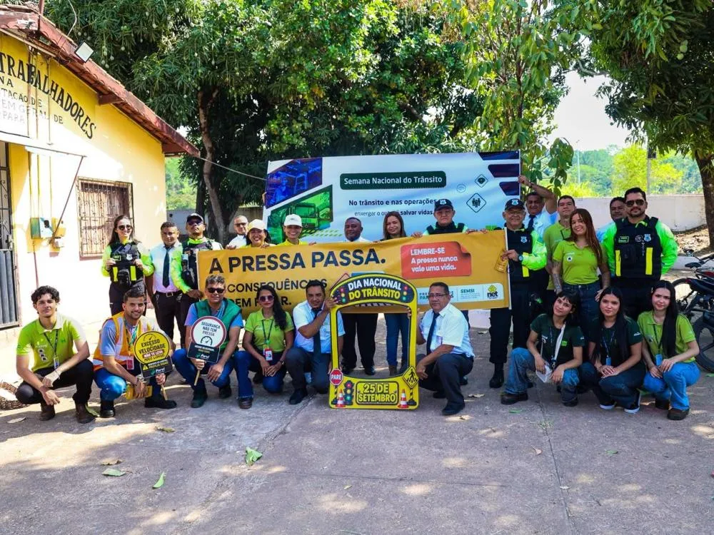 Prefeitura de Parauapebas promove ação educativa para conscientizar motoristas