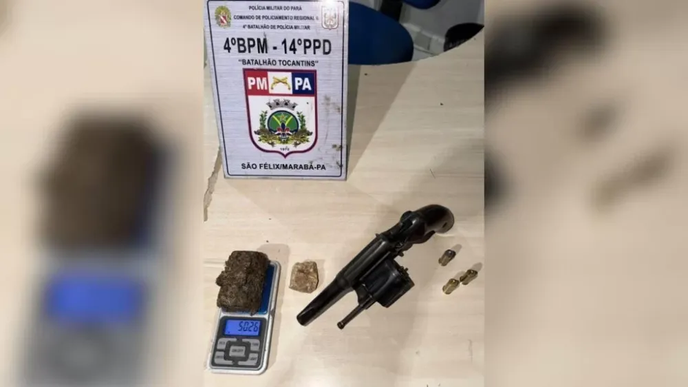 Adolescente é apreendido com arma e drogas em guerra de facção em Marabá