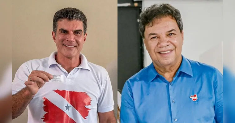 O eleitorado paraense escolheu o ex-governador Helder Barbalho (MDB) e o atual deputado estadual Chicão (União Brasil) para representar o Estado. | Reprodução / Redes Sociais
