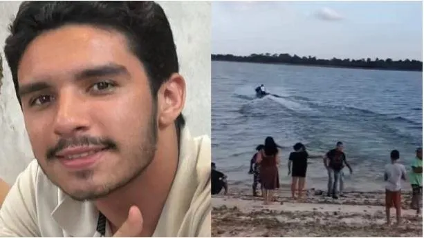 Bombeiros fazem buscas por jovem que desapareceu no rio Tocantins