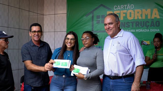 Cartão Reforma e Construção: mais 59 famílias foram beneficiadas pelo programa nesta quinta (29)