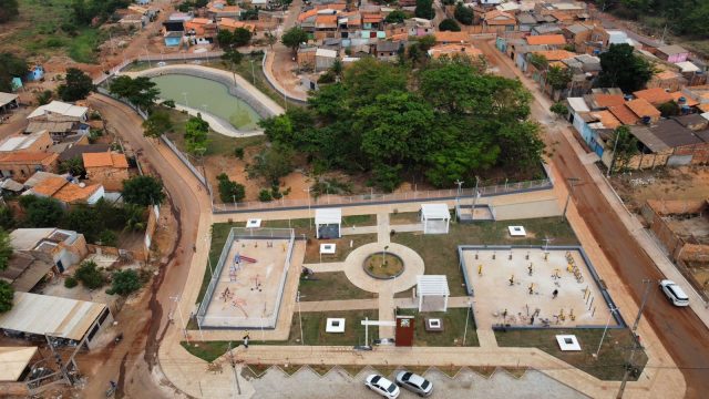 Obra da Praça do Vale da Benção está quase concluída