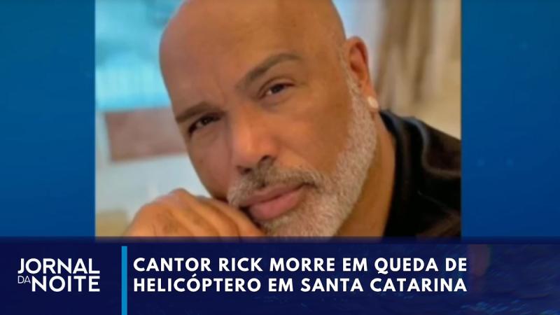  Cantor Rick, morre em queda de helicóptero em SC | Jornal da Noite